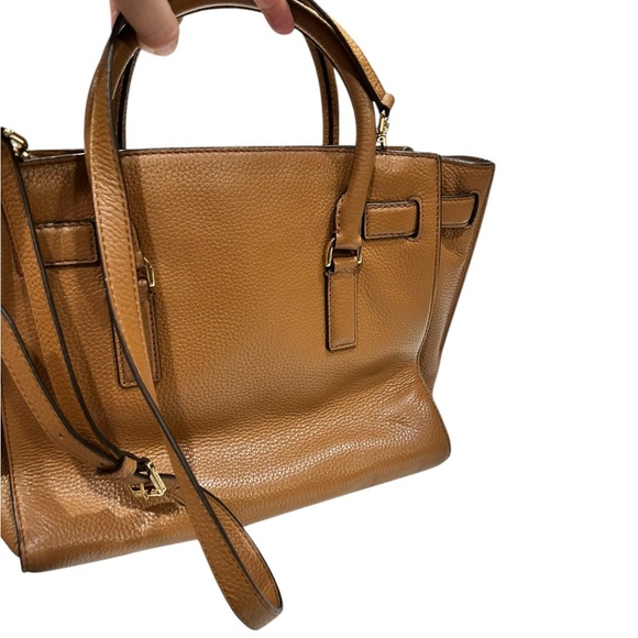 MICHAEL Michael Kors Brown Leather Hamilton Travel Tote - Picture 3 of 6